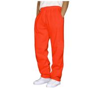 Mens Tracksuit Bottoms Loose Fit - Plain Joggers for Men UK Straight Let Lightweigt Breathable Baggy Sweatpants Open Hem Pocket Sports Trousers Comfort Leisure Running Pants