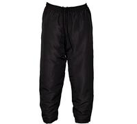 Mens Tracksuit Bottoms Mesh Lining Silky Casual Gym Jogging Joggers Sweat Pants Black Colour (Small)