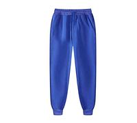 Men's Tracksuit Bottoms Solid Cuffed Ribbed Trousers Stretch Pants Lightweight Joggers Regular Fit Sweatpants Outdoor Running Sport Pant Elasticated Waist Drawstring Pants Athletic Lounge Trouser