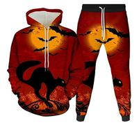 Mens Tracksuit Set,Fall Winter Halloween Men'S 3D Set