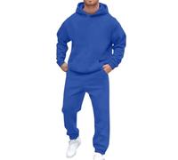 Mens Tracksuit Set Full Zip Hoodie Top Bottoms Drawstring Joggers 2 Piece Sets Full Sleeve Hooded Gym Sweatsuits Lounge Wear Set Y2K Activewear Sweatsuits Christmas (Men's Casual Tracksuit Set,XL)