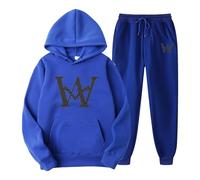 Mens Tracksuit Set Hooded Jacket Sweatsuits Jogging Tops Joggers Sports Sweatsuit, Regular Fit, Soft Tracksuits Set Breathable Drawstring Going Out Jogging Suit for Men