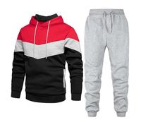 Mens Tracksuit Set Hooded Jogging Bottoms Sweatshirt Suit Hoody Sweatshirt and Joggers Sets Mens Tracksuit Set Hooded Jogging Bottoms Suit Hoody and Joggers Sets Watermelon Red