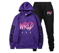 Mens Tracksuit Set, R I P Rapper Hoodies Suit Sweatshirts Trousers 2Pcs Men Women Slim Fit Hoodie & Joggers