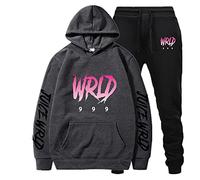 Mens Tracksuit Set, R I P Rapper Hoodies Suit Sweatshirts Trousers 2Pcs Men Women Slim Fit Hoodie & Joggers