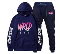 Mens Tracksuit Set, R I P Rapper Hoodies Suit Sweatshirts Trousers 2Pcs Men Women Slim Fit Hoodie & Joggers