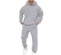 Men's Tracksuits 2 Piece Casual Long Sleeve Sweatsuits Athletic Hoodie and Sweatpants Set Jogging Suit Gym Activewear Streetwear Comfortable Sports Track Suit Xmas (Men's Casual Tracksuit Set,XXL)