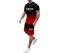 Men's Tracksuits Sweatsuits for Men Sweat Track Suits 2 Piece Casual Athletic Jogging Warm Suits with Pockets Active Wear Outfits for Men 2pcs Sports Sweat Suit (Red,M)