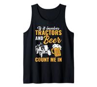 Mens Tractor Driver If It Involves Tractors Tank Top