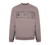 JCB Trade Crew Sweatshirt - Men's, 80% Cotton/20% Polyester, 320gsm, Cordura Elbow Patches - Grey S