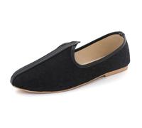 Mens Traditional Black Ethnic Khussa Loafers Embroidered Indian Jutti Weddings Party Cultural Event Lightweight Mojari Gents Pakistani Black Shoes Size 10 UK 44 EU