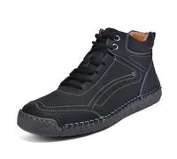 Men's Traditional Boots Hand Stitched Soft Leather Non-Slip Large Sizes | Classic traditional design comfortable padding ideal for Oktoberfest wedding dance and other festive occasions