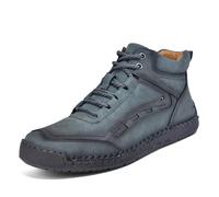 Men's Traditional Boots Hand Stitched Soft Leather Non-Slip Large Sizes | Classic traditional design comfortable padding ideal for Oktoberfest wedding dance and other festive occasions