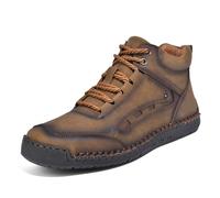 Men's Traditional Boots Hand Stitched Soft Leather Non-Slip Large Sizes | Classic traditional design comfortable padding ideal for Oktoberfest wedding dance and other festive occasions