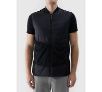 Men's trail running vest with primaloft black eco fill 4F
