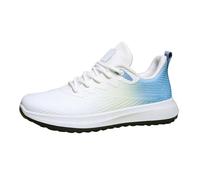 Mens Trainers Air Cushion Running Shoes Non-Slip Comfortable Tennis Trainers Arch Support Versatile Athletic Trainer Lightweight Lace-Up Hiking Shoes Gym Fitness Jogging Walking