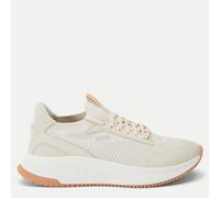 Mens Trainers BOSS Light Beige Casual Sneakers With Logo - TTNM Evo Slon