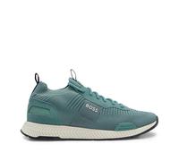 Men's Trainers Boss Titanium Running Lace up Casual in Green