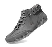 Men's Trainers for Sport Air Mesh Slip On Walking Shoe Breathable Lightweight Trainer Water Shoes Trail Running Comfortable Sneakers Low Top Driving Yoga Grey