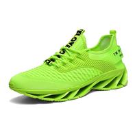 Men's Trainers for Sport Business Rib Runner Sportschuhe Breathable Lightweight Trainer Beach Water Gym Comfortable Running Sneakers Wide Fit Men A Must-Have Fashionistas Green
