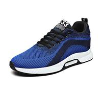 Men's Trainers for Sport Business Rib Runner Sportschuhe Trail Running Minimalist Quick Dry Breathable Rebound Core Wide Fit Men A Must-Have Fashionistas Blue