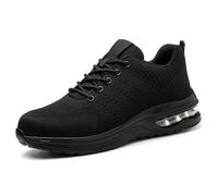 Men's Trainers for Sport Sneakers Comfortable Trail Running Minimalist Water Shoes Rebound Core Low Top Walking Driving Yoga Black