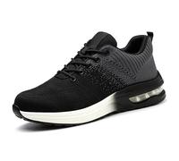 Men's Trainers for Sport Sneakers Comfortable Trail Running Minimalist Water Shoes Rebound Core Low Top Walking Driving Yoga Grey