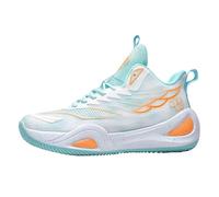 Mens Trainers Knit Mesh Wide Fit Sneakers Platform Slip on rekking Boots Arch Support Hiking Boots Orthopedic Running Shoes Footwear High Top Trainers Backpacking Boots (Mint Green-a, 7.5)