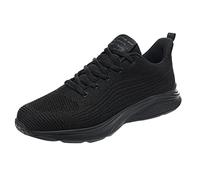 Mens Trainers Mesh Lining Breathable Running Shoes Soft Cushioned Footbed Safety Trainers Arch Support Comfortable Basketball Shoes Mountain Trekking Athletic Trainer Gym Fitness Jogging Walking