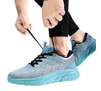 Mens Trainers Mesh Lining Comfortable Basketball Shoes Air Cushion Non-Slip Running Trainers Cushioned Footbed Sturdy Grip Hiking Shoes Gym Fitness Jogging Walking Anti-Smashing Puncture Proof