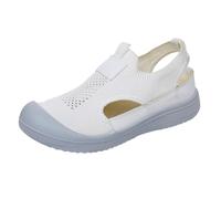 Mens Trainers Orthopedic Shoes for Women Summer Tennis Lightweight Gym Sneakers ActiveFlow Workout Breathable Hands-Free Trainer Comfortable Fashion Sneakers White