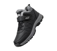 Mens Trainers Sale Same Day delivery Waterproof Trainers Womens Wide Fit Sport Shoes Warm Low Top Sport Sneakers Waterproof Arch Support Running Trainers Plush Lined Athletic Running Shoes Black