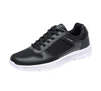 Men's Trainers, Shoes with Raising, Lightweight Sports Shoes, Invisible Height Increased Trainers, Soft Sole, Non-Slip Fabric Shoes, Low Shoes, Fitness Slip-On Shoes, a, 7 UK