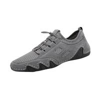 Mens Trainers Size 10 Diving Couple Involved in Swimming Red Retrofitting Streams Soft Bottom Skin Shoes Running Shoe (Grey, 9)