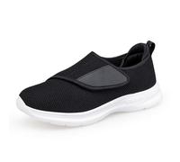 Mens Trainers Soft Mesh Gym Workout Sneakers Slip On Trainers Men High Rebound Deep Lugs Badminton Gym Tennis Sneakers Athletic Lightweight Breathable Comfortable Elderly Walking Shoes