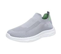 Men's Training Shoes Lightweight Mesh Sneakers Sneakers Breathable Soft Sole Lightweight Casual Classic Comfortable, grey, 9.5 UK