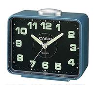 Men's Travel Alarm Clock, Metallic Blue/ Black TQ218/2