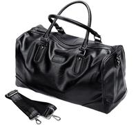 Men's Travel Bag Business Casual Cowhide Pu Leather Men's Bag Large Capacity Single Shoulder Handbag Duffel Bag
