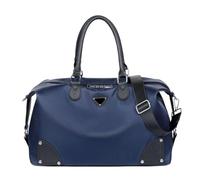 Mens Travel Duffles Men Trip Travel Handheld Shoulder Crossbody Lightweight Luggage Bag Weekender Overnight(Blue)