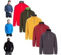 Men's Trespass Blackford Microfleece Zip Top Pullover - Warm, Comfortable, and D