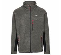 Mens Trespass Jynx Heavyweight Full Zip Fleece Jacket with Rib Effect