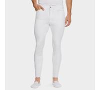 Men's Tri Factor Grip Knee Patch Breech White, White 38
