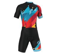 Men's Triathlon Skinsuit Bodysuit with Speed Knitted Jersey - Cycling Suit for Swim, Bike, Run XS-3XL, 1, XXXL
