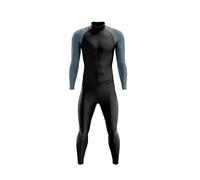 Men's Triathlon Skinsuit - Lightweight Breathable Long Sleeve Full Body Suit, 3, Medium