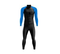 Men's Triathlon Skinsuit - Lightweight Breathable Long Sleeve Full Body Suit, 7, Medium