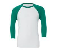 Mens Triblend 3/4 Sleeve Baseball T-Shirt Casual Raglan Top by Bella Canvas