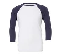 Mens Triblend 3/4 Sleeve Baseball T-Shirt Casual Raglan Top by Bella Canvas
