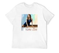 Men's Tribute to Emma Stone, Awesome Hot Actrees Mens T-Shirts White XXL