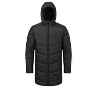 Men's TriDri Microlight Longline Padded Jacket with Hood and Pockets