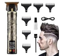 Men's Trimmer - Hair Clipper With Guide Combs,Rechargeable Cutting Kit For Man Gift And Home Use